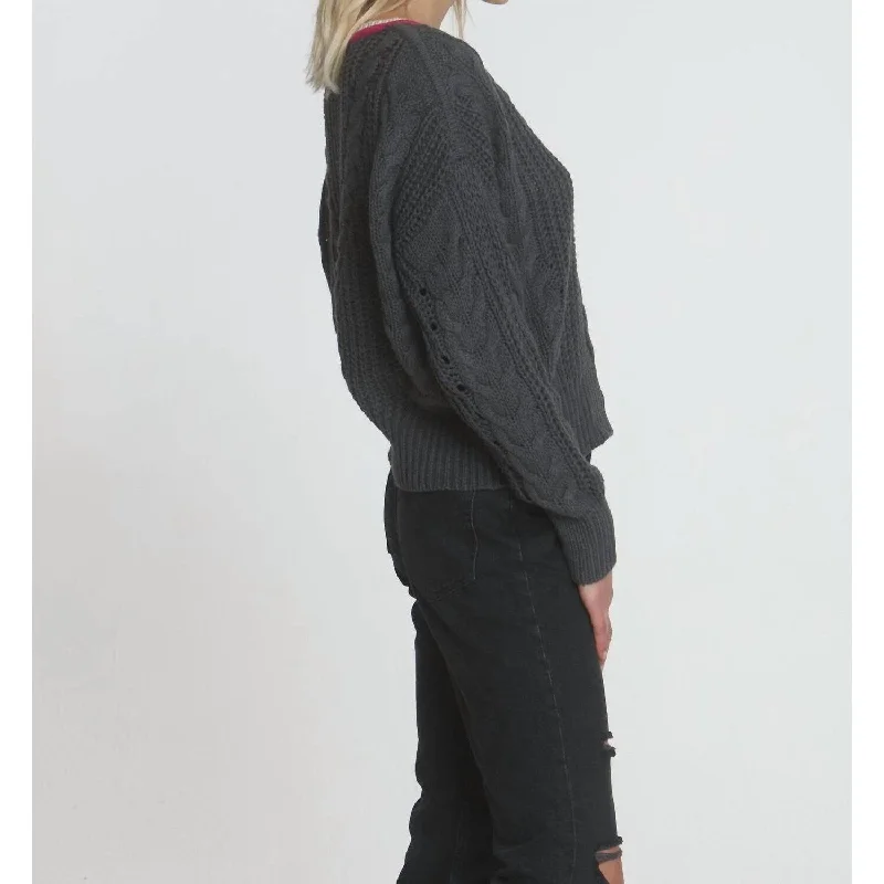 Label+Thread - Dakota Cable Crew Sweater