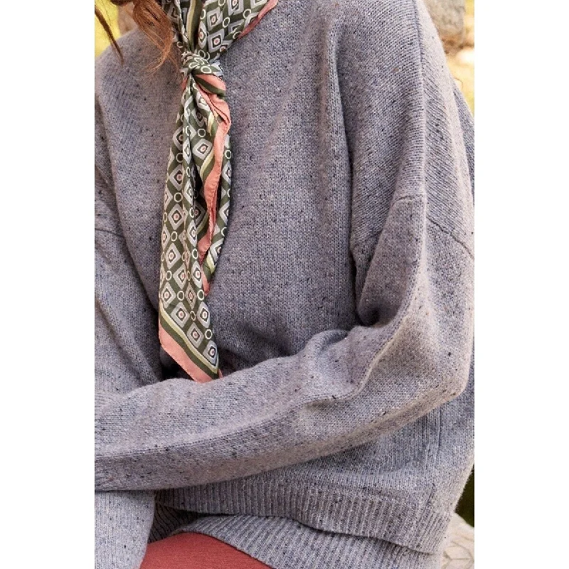 A Multicolor Knit Sweater