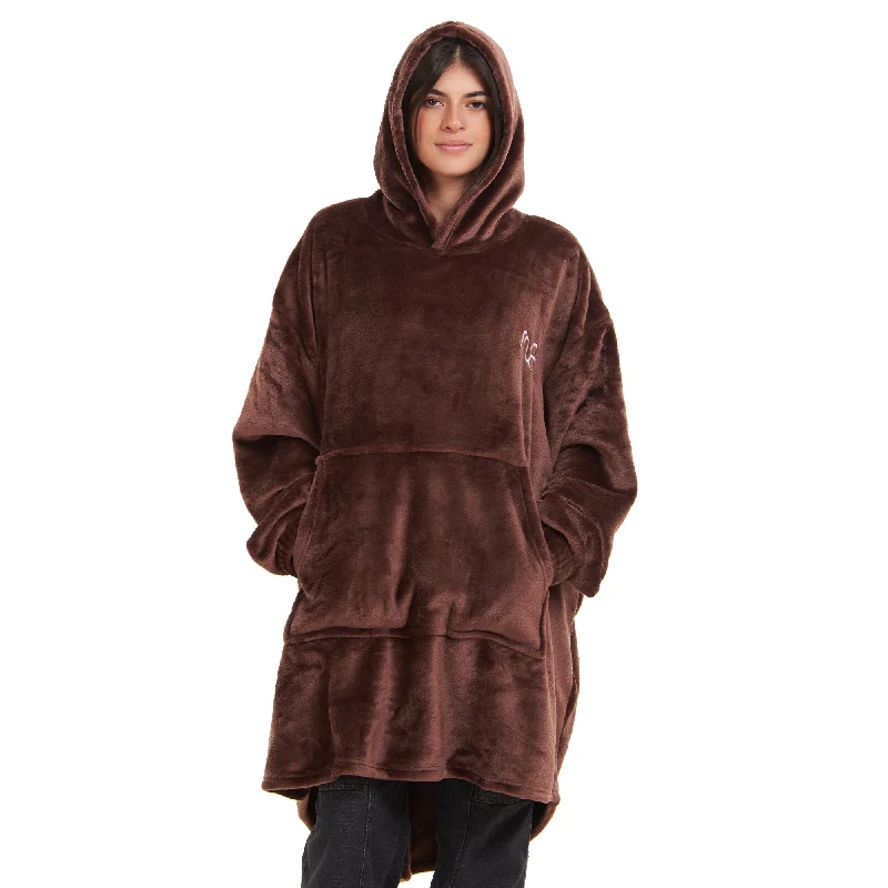 Snuggs Blanket Hoodie Brown