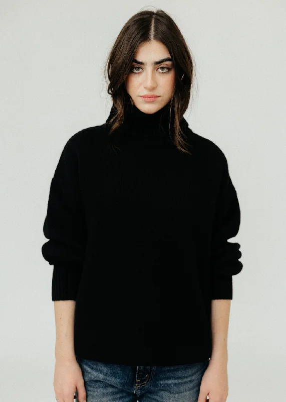 Extreme Cashmere N20 Oversized Xtra Turtleneck Sweater in Raven