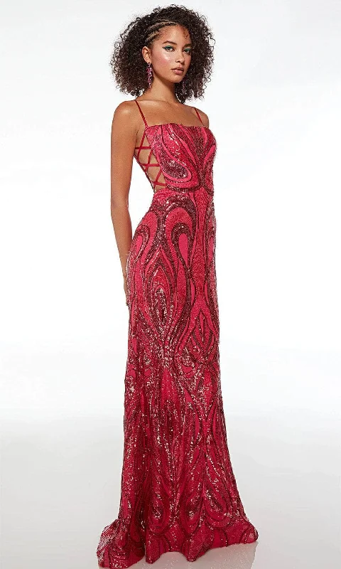 Alyce Paris 61563 - Square Sequins Evening Dress