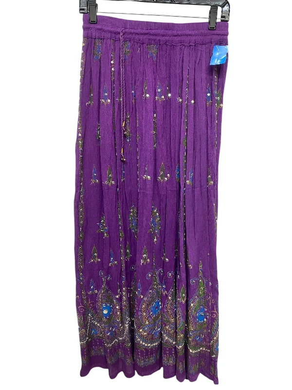 Skirt Maxi By Clothes Mentor In Purple, Size: Osfm