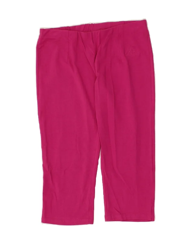 KAPPA Womens Capri Tracksuit Trousers UK 18 XL Pink