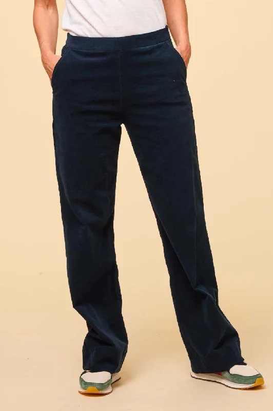 Juliette Stretch Corduroy Trouser | Ink