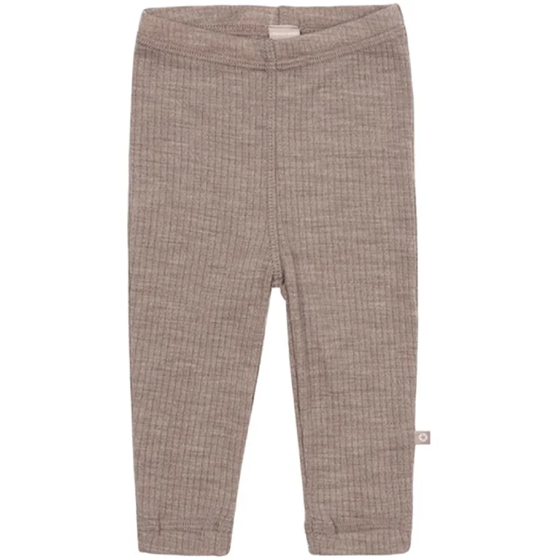 Smallstuff Wool Drop Needle Leggings Soft Powder