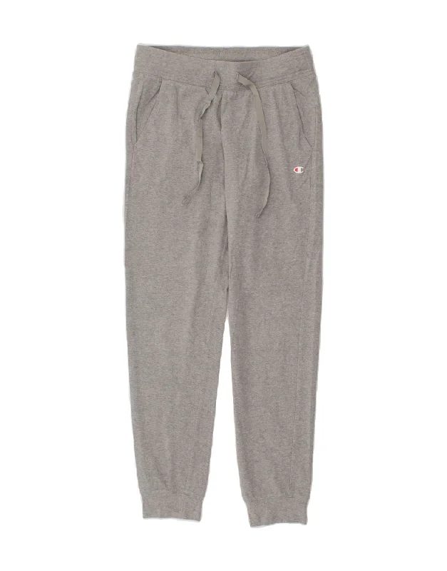 CHAMPION Womens Tracksuit Trousers Joggers UK 8 Small Grey