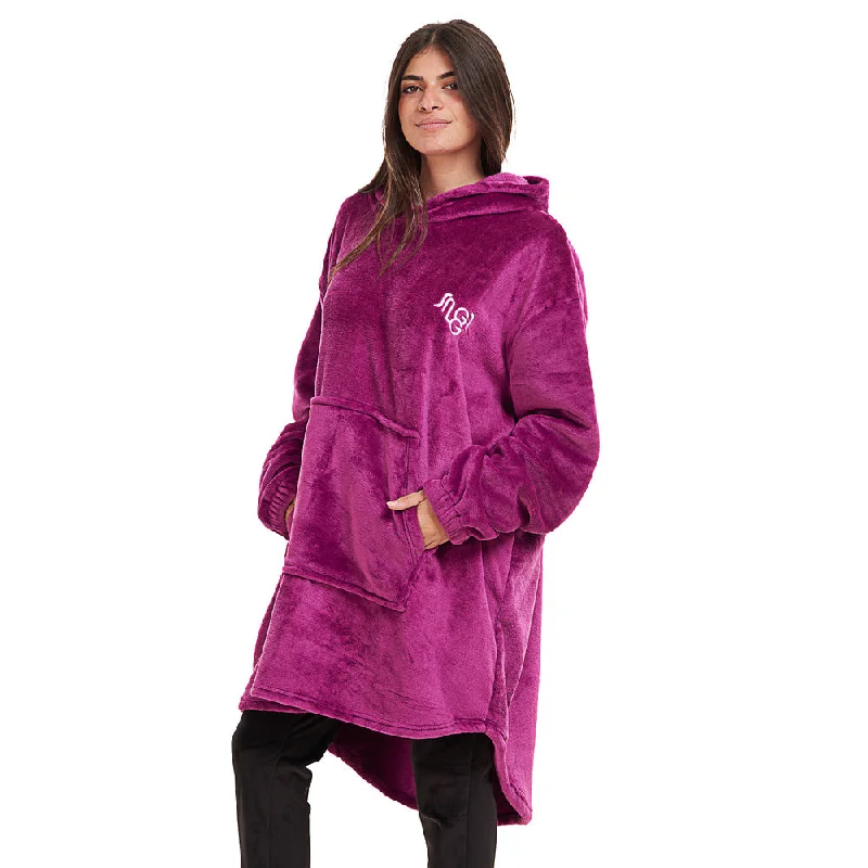 Snuggs Blanket Hoodie Fuchsia