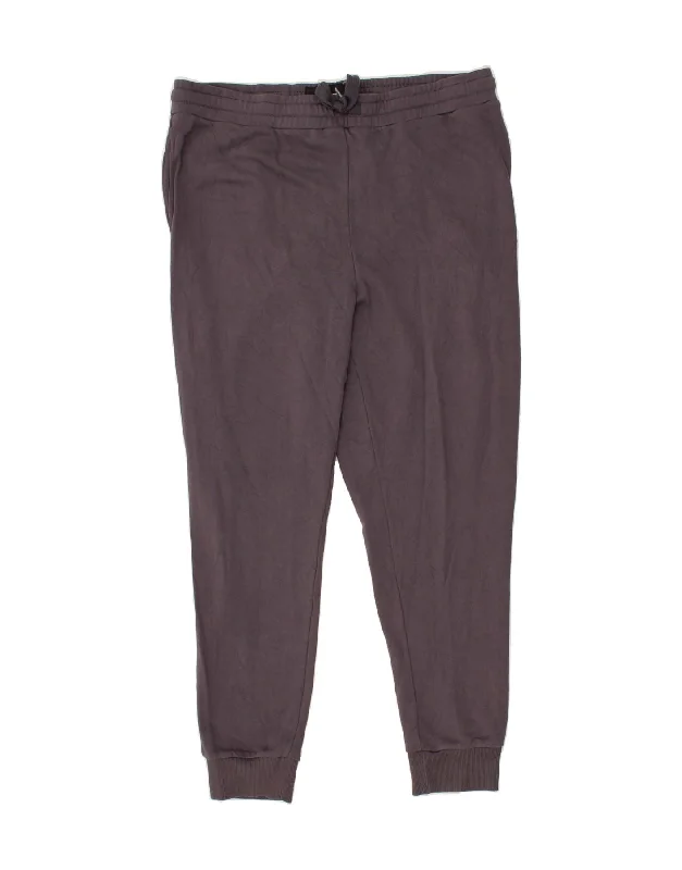 LYLE & SCOTT Womens Tracksuit Trousers Joggers 2XL Grey Cotton