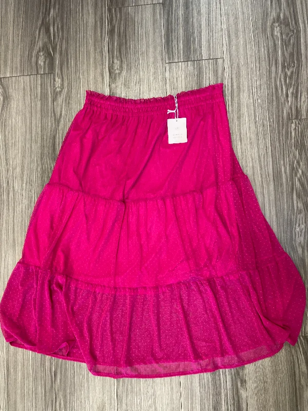 Skirt Maxi By Clothes Mentor In Pink, Size: 0x