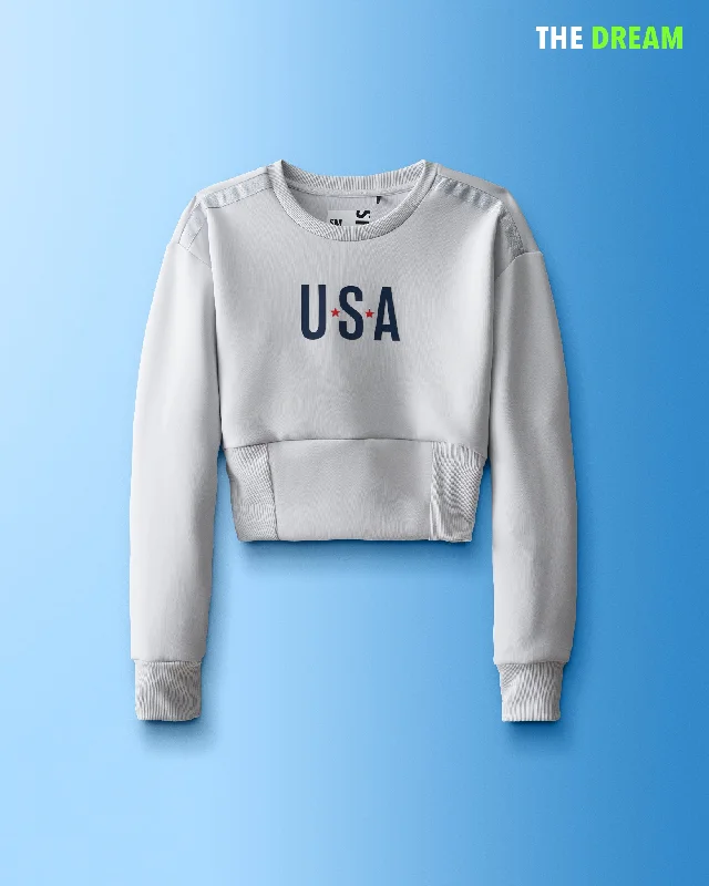 USA COOL-FEEL Women's Fitted Crew