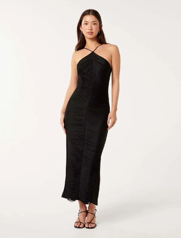 Quinn Fringe Bodycon Maxi Dress