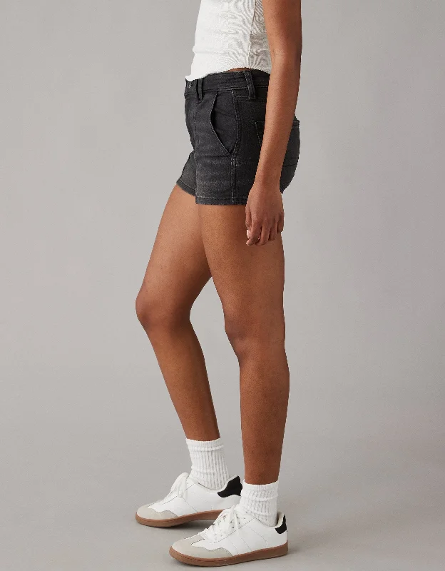 AE Next Level Super High-Waisted Denim Short Short