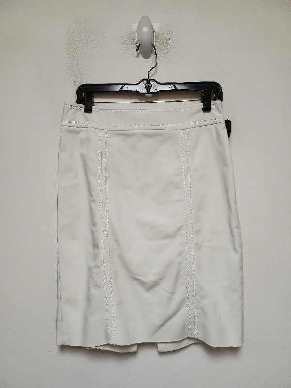 Skirt Midi By White House Black Market In White, Size: 6