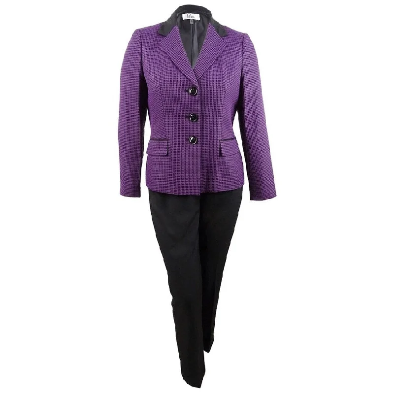 Le Suit Women's Pin-Dot Pantsuit