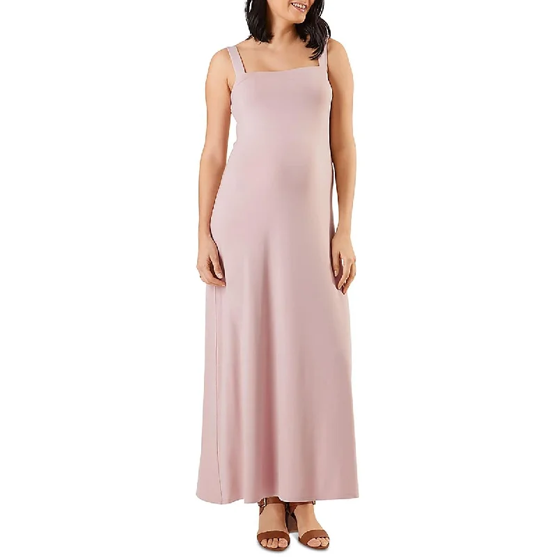 Stowaway Collection Womens Cara Sleeveless Maternity Maxi Dress