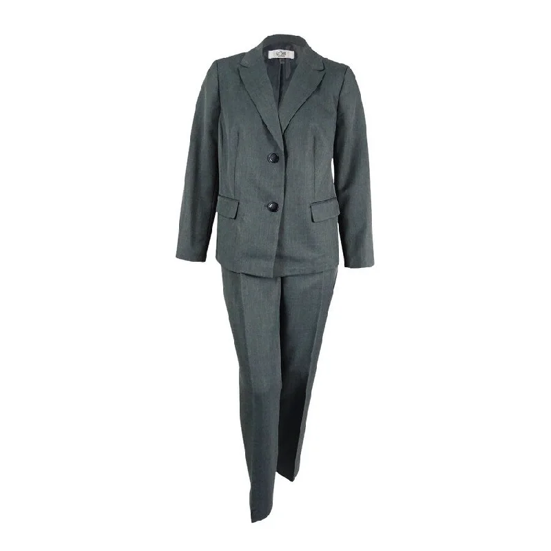 Le Suit Women's Copenhagen Peaked Pant Suit