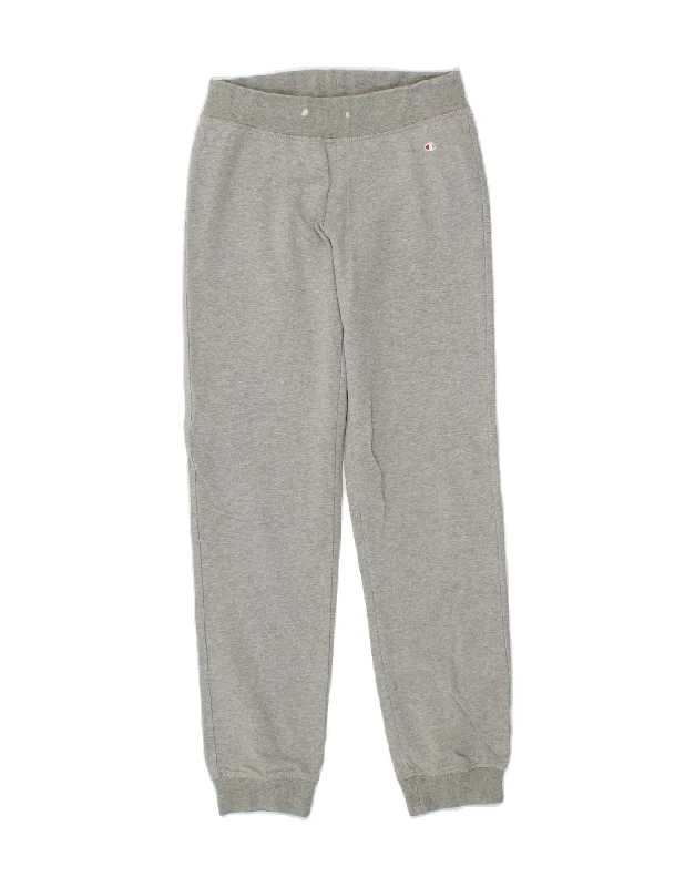 CHAMPION Womens Tracksuit Trousers Joggers UK 4 XS Grey