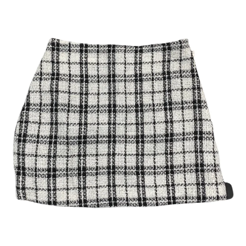 Skirt Mini & Short By Lulus In Black & White, Size: S