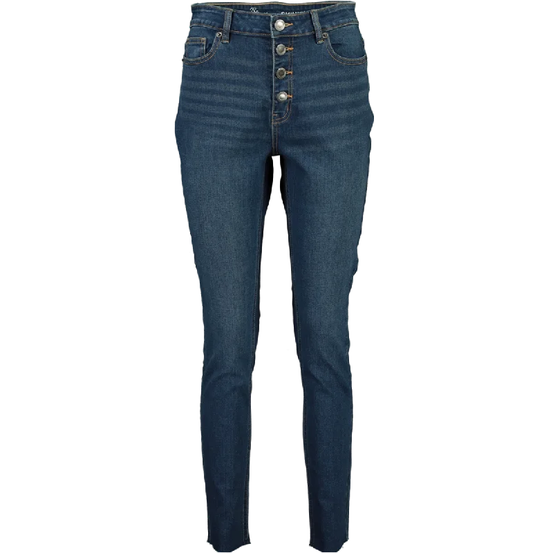 Straight Leg Denim Jeans