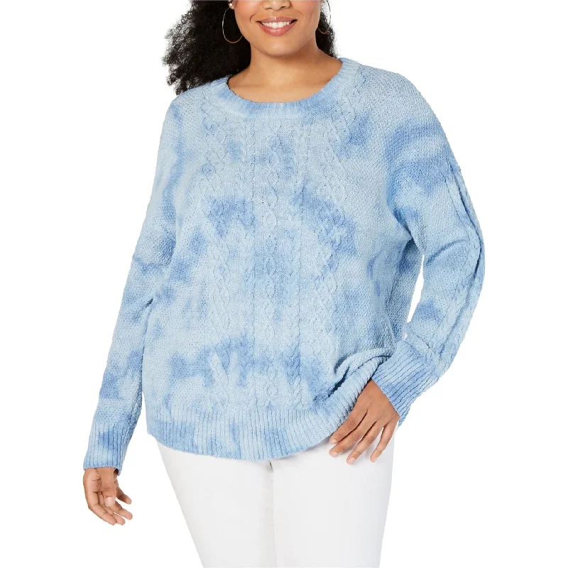 I-N-C Womens Cable-Knit Pullover Sweater