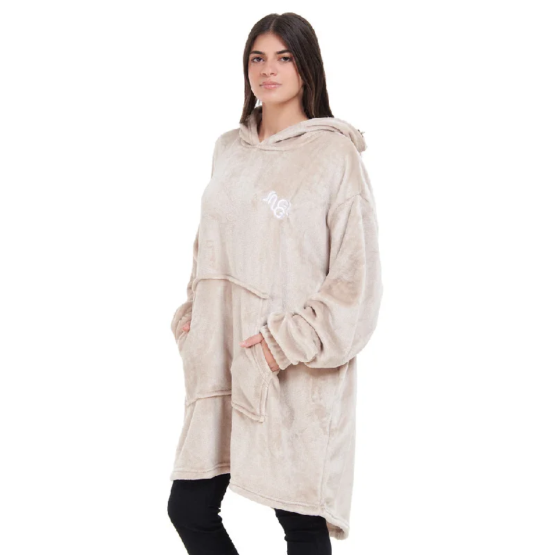 Snuggs Blanket Hoodie Beige