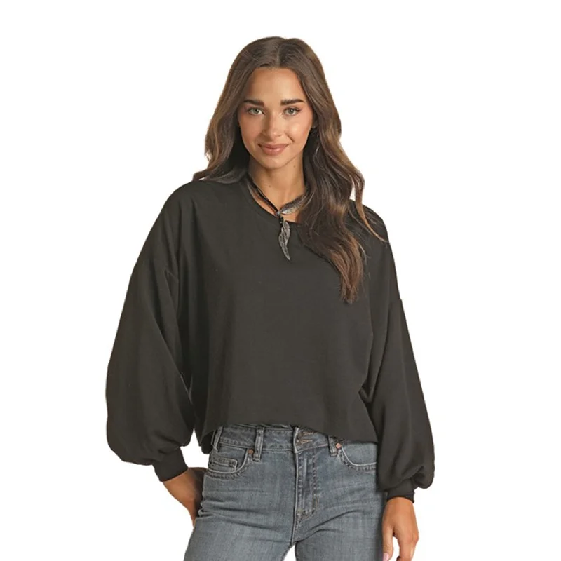 Panhandle Women's Black Hi-Lo SweatShirt