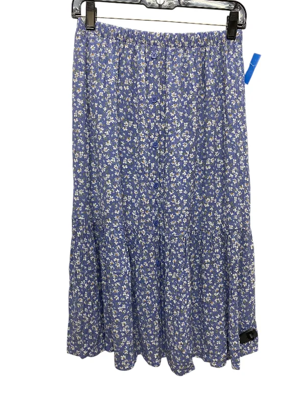 Skirt Maxi By Clothes Mentor In Blue, Size: M