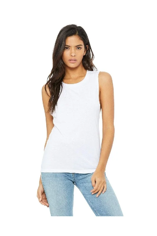 Bella+Canvas B8803: Ladies' Flowy Scoop Muscle Tank