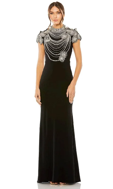 Mac Duggal 42055 - Crystal Beaded Sheath Evening Dress