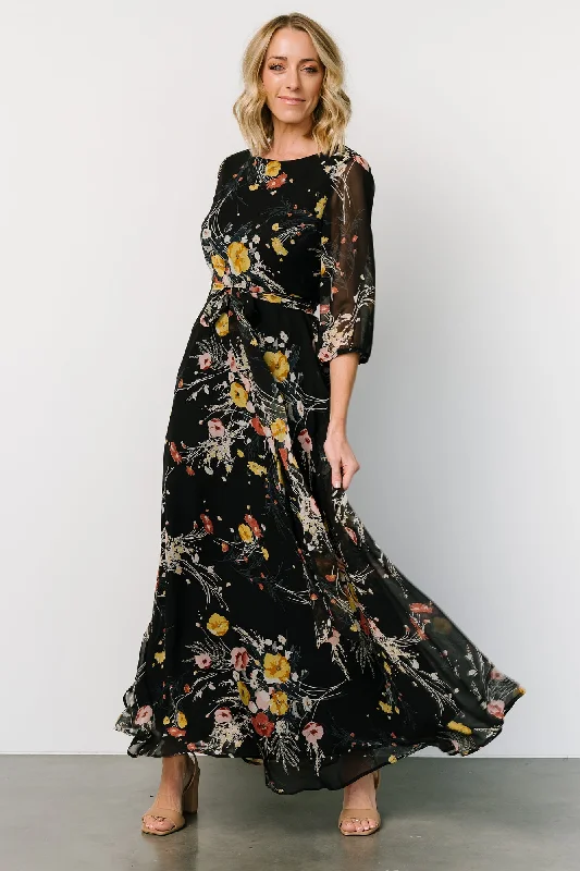 Rebecca Maxi Dress | Botanical Floral