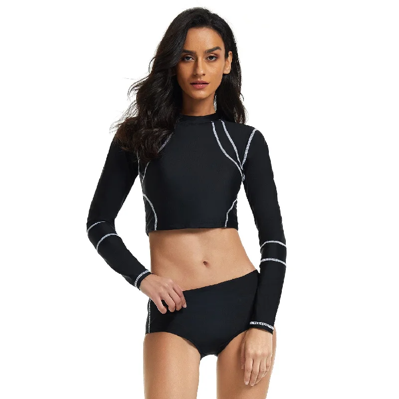 Sexy Women Long Sleeves Surfing Wetsuits