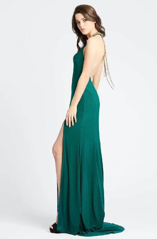 Ieena Duggal - 25572I Halter Sheath Gown