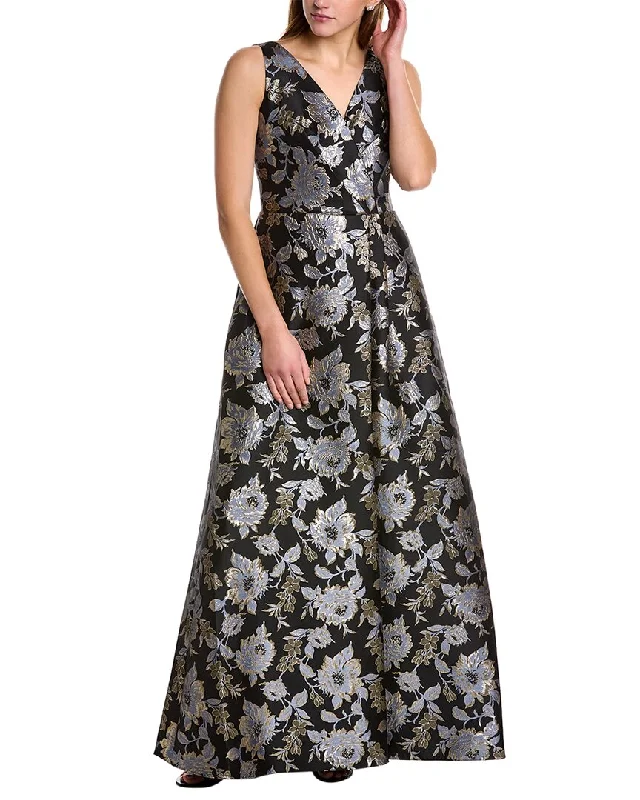 Adrianna Papell Brocade Gown