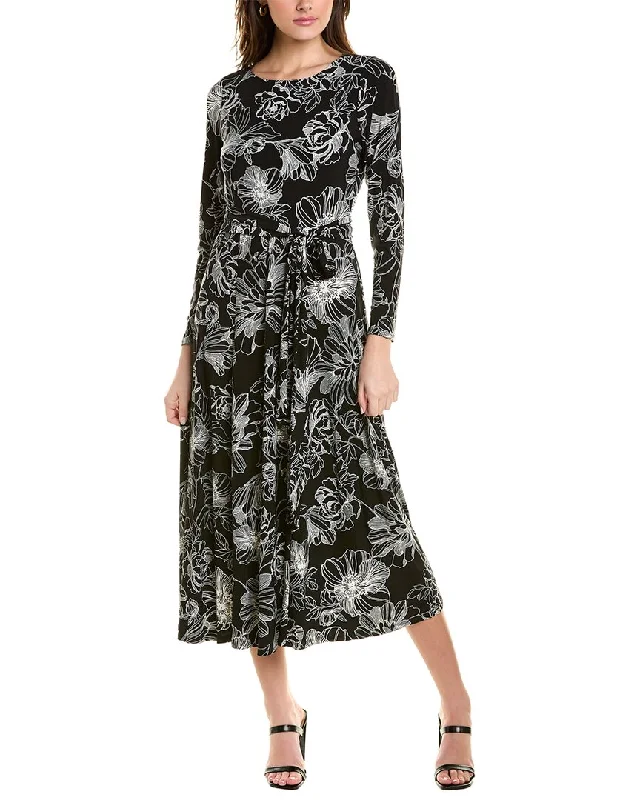 Anne Klein Floral Midi Dress