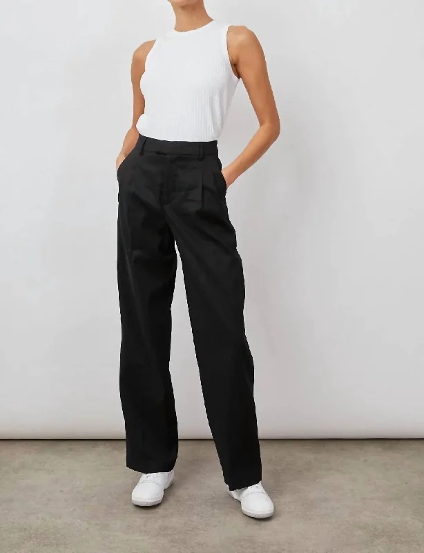 Marnie Pant In Black Twill